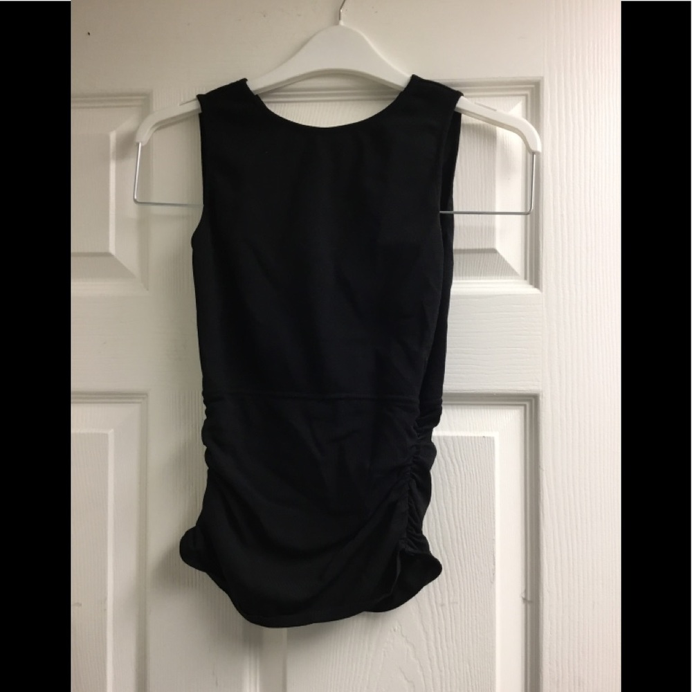 Gucci black fitted sleeves top XS